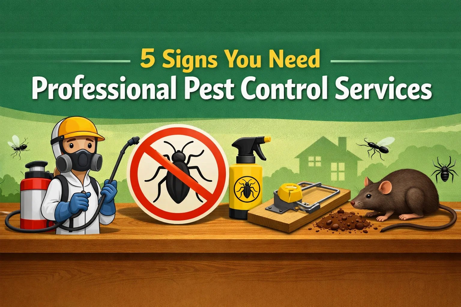 5 Signs You Need Professional Pest Control Services