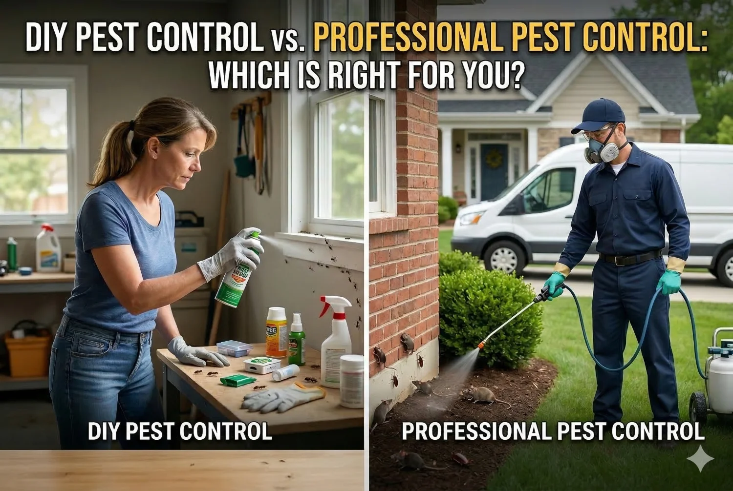 DIY Pest Control vs. Professional Pest Control Which is Right for You