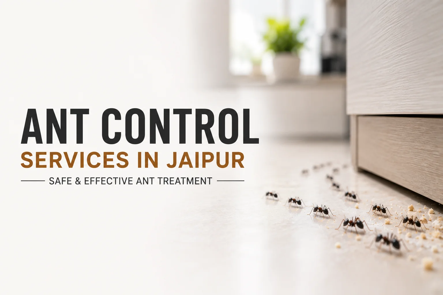 Ant Control Services in Jaipur – Safe & Effective Ant Treatment